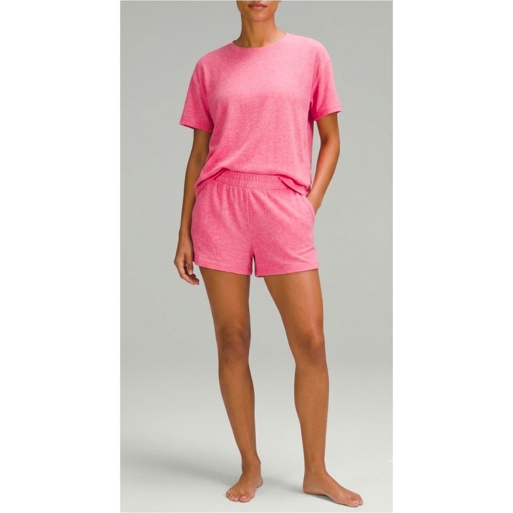 Zenana Pink Two-Piece Short Sleeve Set